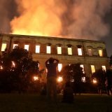Skull of ancient human possibly found in burned Brazilian museum